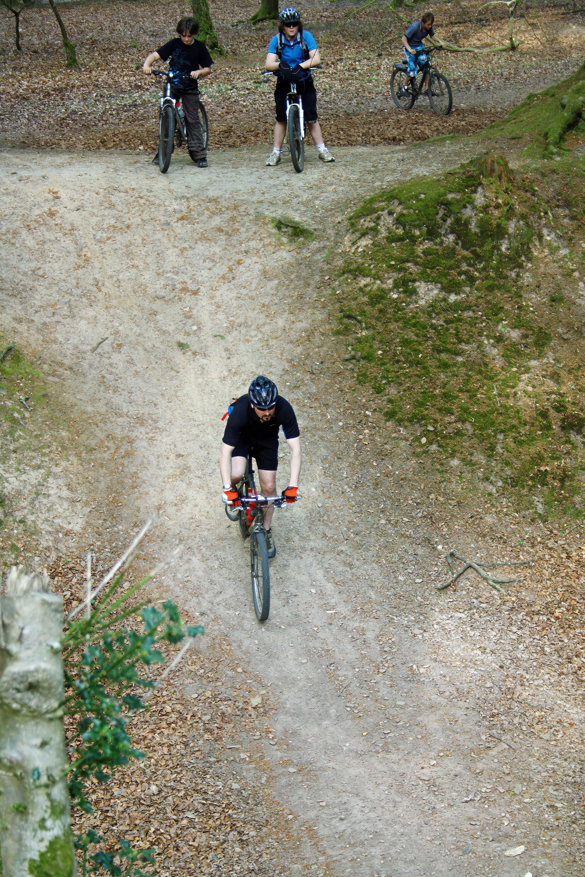 Tao Burgess in action at Woodbury Castle.