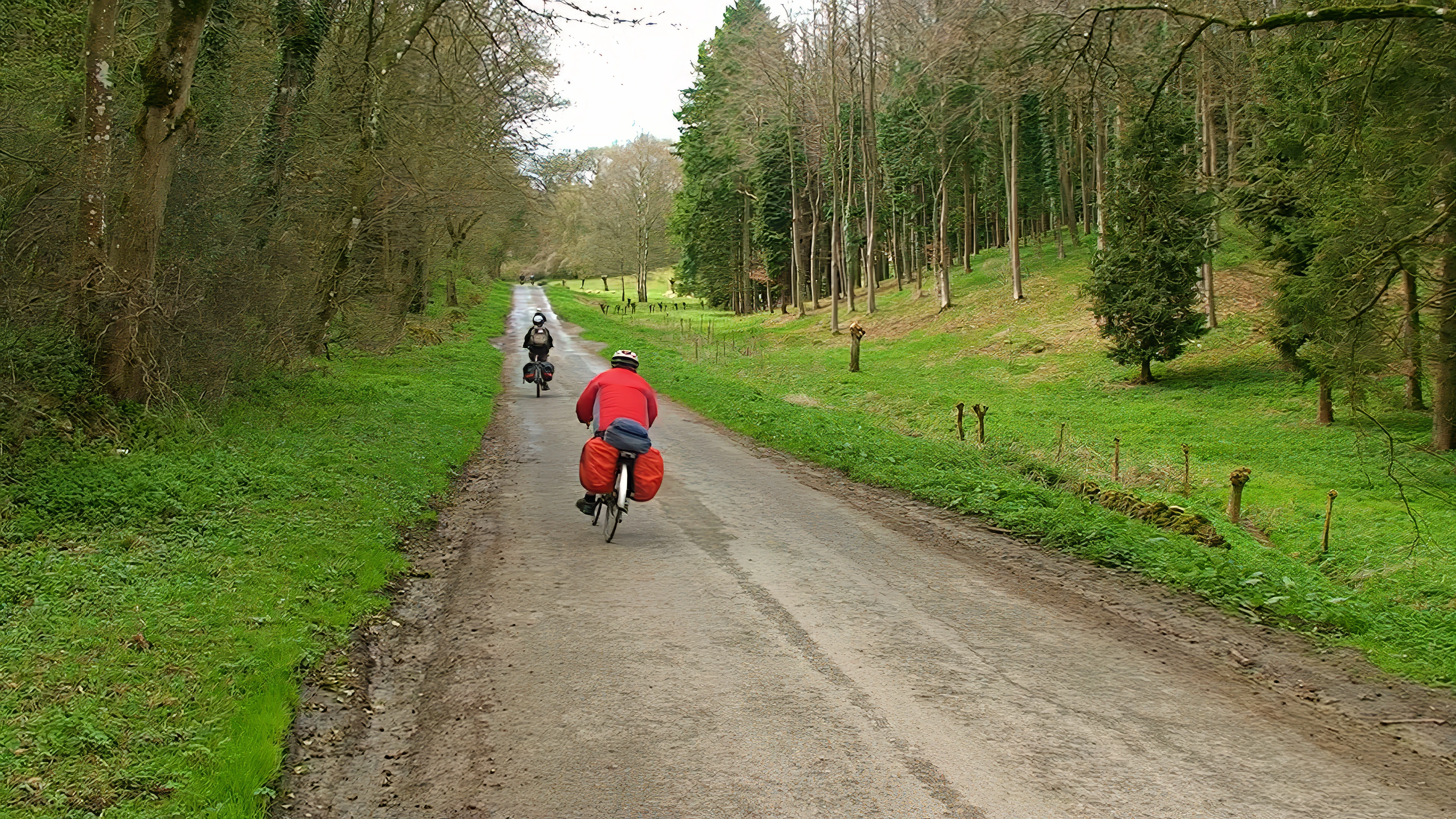 Approaching Payne’s Farm, Swinbrook, 12.8 miles into the ride