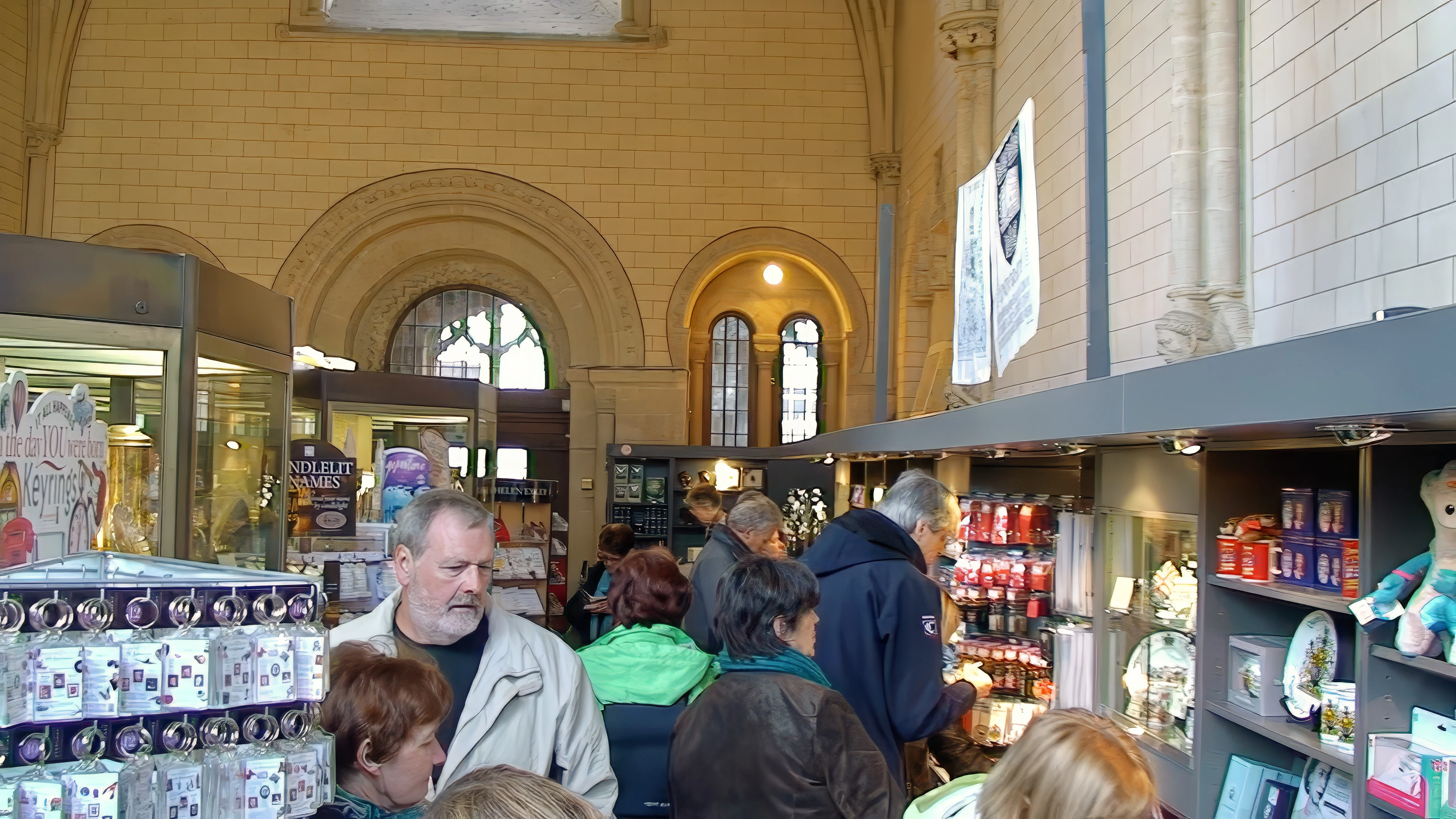 Inside the Christ Church gift shop.